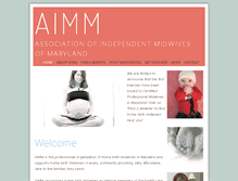 Tablet Screenshot of aimmidwives.org